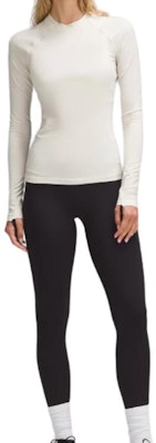 (W) Lululemon 長袖圓領緊身純色基礎層T恤 LW3HX1S 2