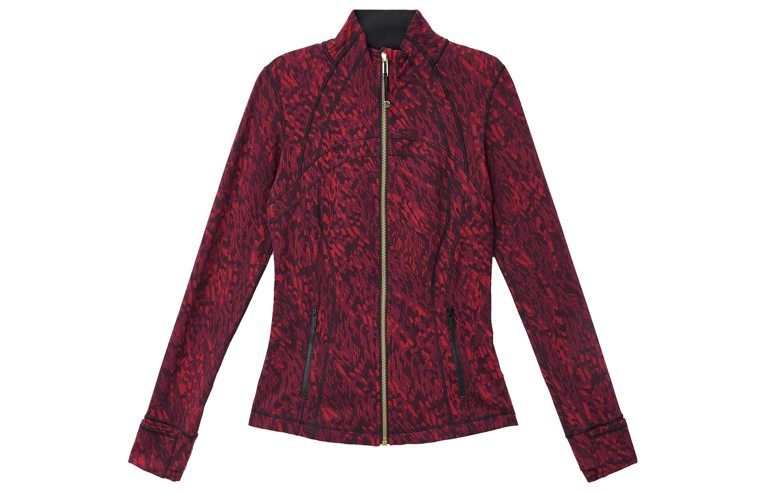 (Women) Lululemon  Lunar New Year Nulu™ Red Slim Fit Sports Jacket. LW4CF7S