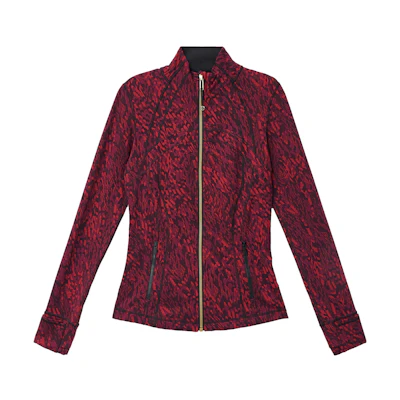 (Women) Lululemon Lunar New Year Nulu™ Red Slim Fit Sports Jacket. LW4CF7S