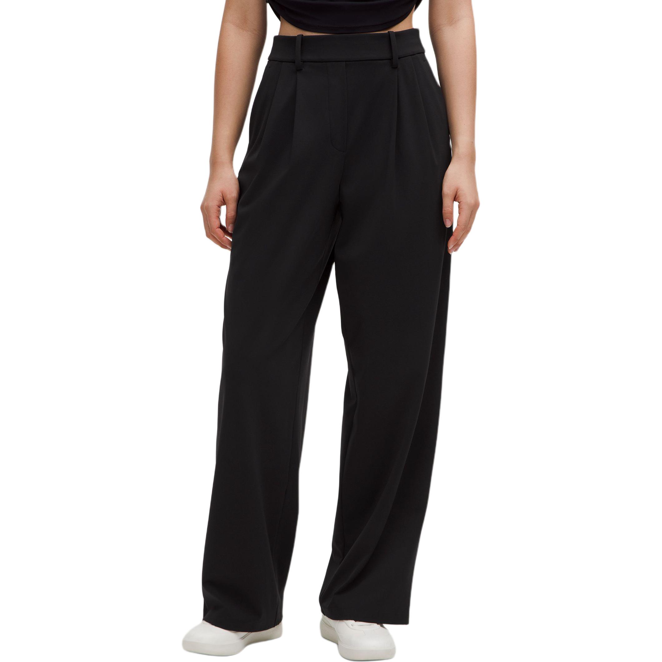 Shop (W) 룰루레몬 럭스트림™ 하이웨이스트 릴렉스핏 스트레치 팬츠 31.5''''. LW5HKNS