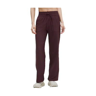 (Women) Lululemon Mid-Rise Casual Pull-On Pants 28" - Basic, Comfy & Stylish. LW5IB9A