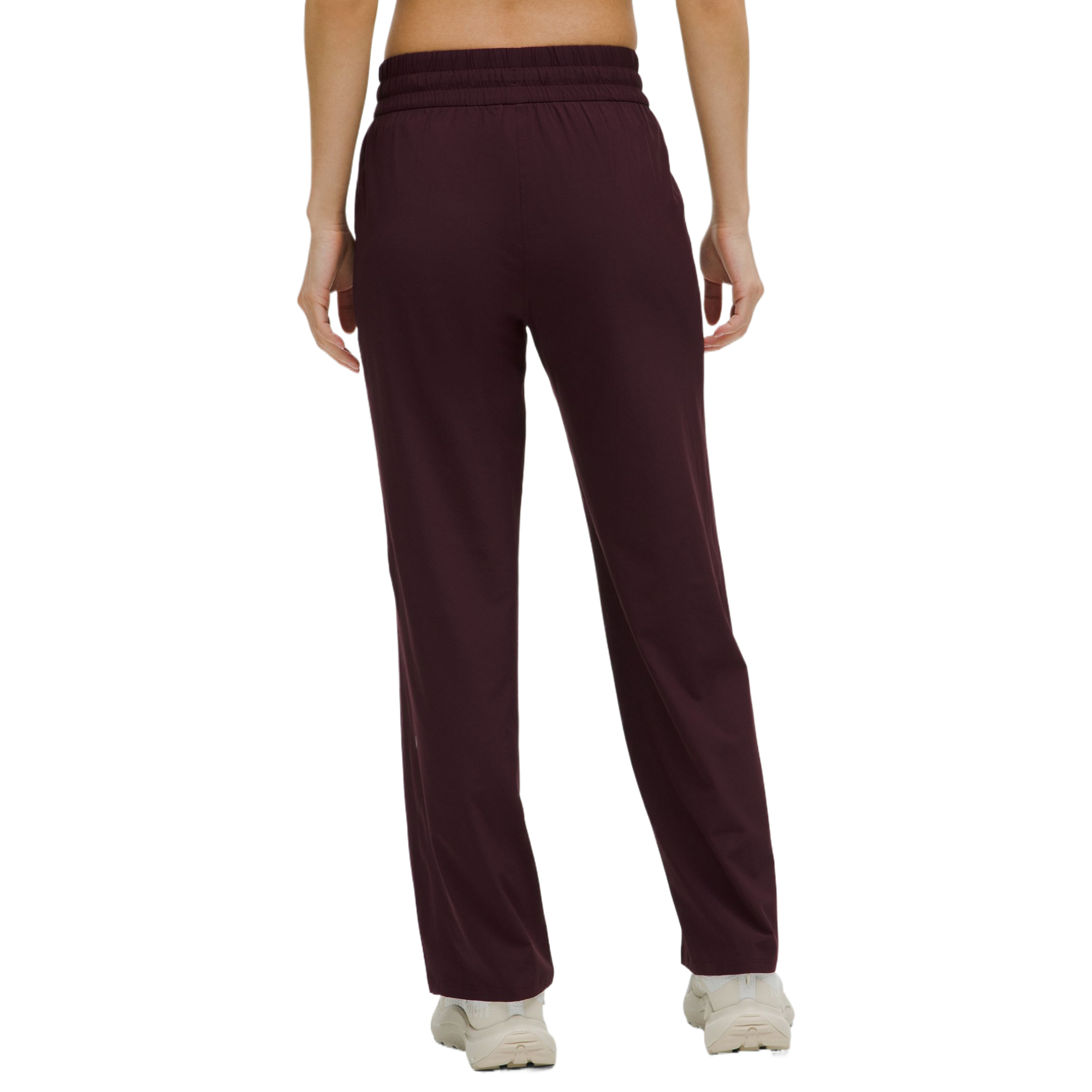 Purchase (W) 룰루레몬 미드라이즈 캐주얼 풀온 팬츠 28" - 기본, 편안함, 스타일리시. LW5IB9A
