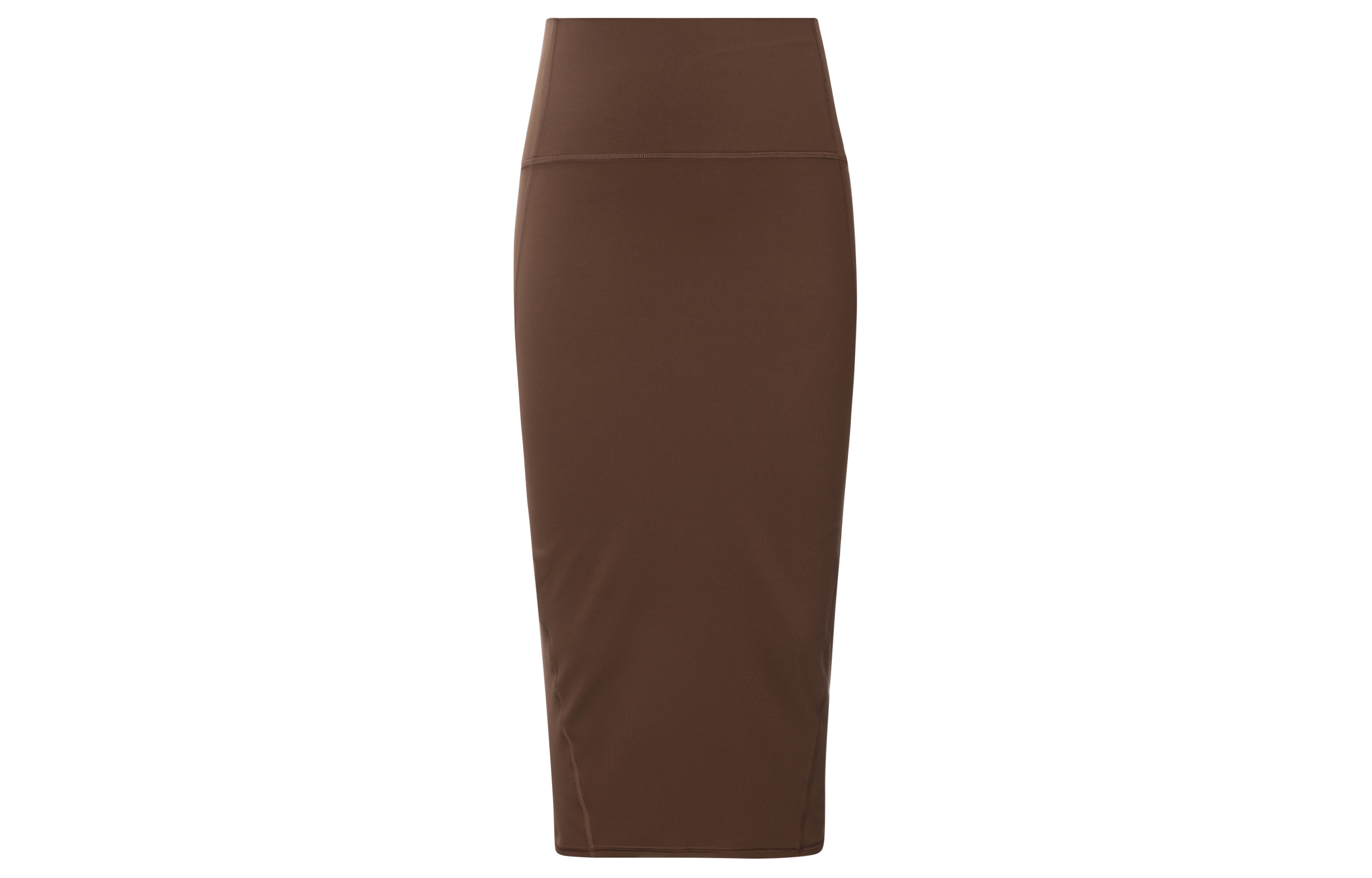 (Women) Lululemon  Nulu™ High-Waisted Stretch Midi Skirt - Casual Solid Color. LW8AH0S