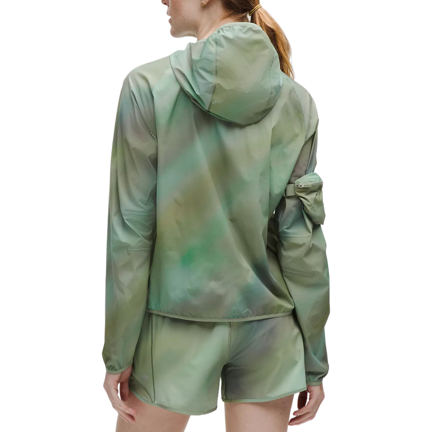 Lookbook (W) Chaqueta Impermeable Plegable Lululemon para Trail Running con Capucha. LW4CM6S