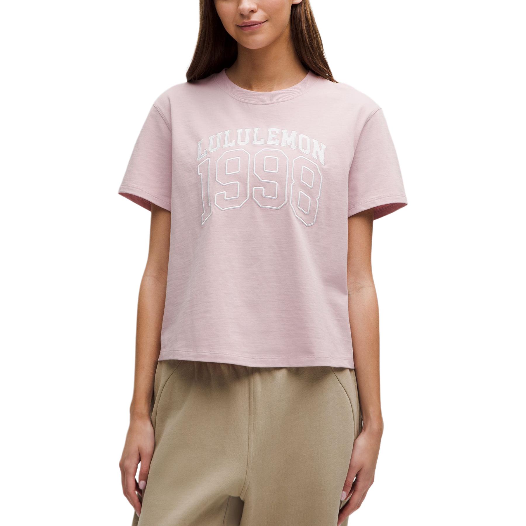 (Women) Lululemon  Relaxed-Fit Breathable Knit Graphic T-Shirt LW3IR6S