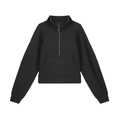 (Women) Lululemon Scuba Funnel-Neck Half Zip Pullover Sweatshirt - Soft & Breathable LW3IJ6S