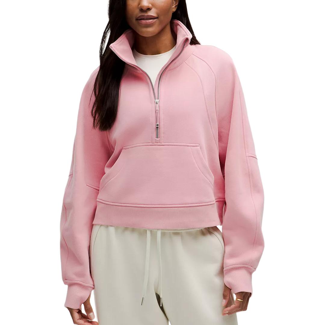 Order (W) Lululemon Scuba Half Zip Pullover Sudadera - Suave y Transpirable LW3IJ6S
