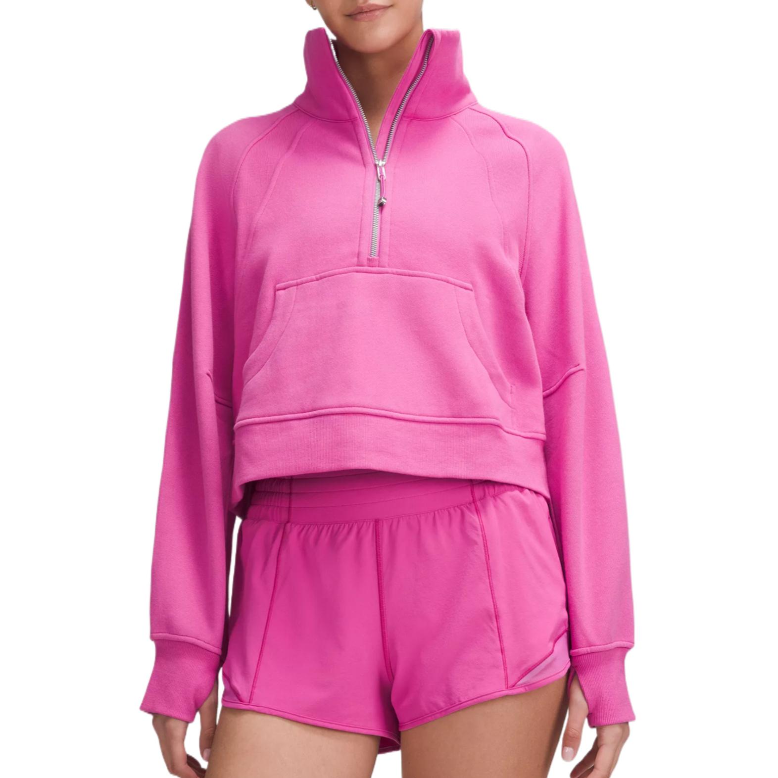 Cheap (W) Lululemon Scuba Half Zip Pullover Sudadera - Suave y Transpirable LW3IJ6S