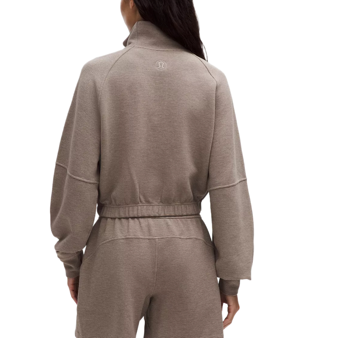 Details for (W) Lululemon Sudadera Ligera Cropped Scuba Relaxed Fit para Mujer. LW3JCTS