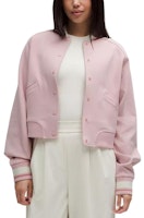 (Women) Lululemon Snap-Front Windproof Loose Fit Long Sleeve Varsity Jacket. LW3JG2S (Women) Lululemon Snap-Front Windproof Loose Fit Long Sleeve Varsity Jacket. LW3JG2S