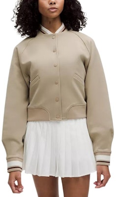 (Women) Lululemon Snap-Front Windproof Loose Fit Long Sleeve Varsity Jacket. LW3JG2S Purchase (Women) Lululemon Snap-Front Windproof Loose Fit Long Sleeve Varsity Jacket. LW3JG2S