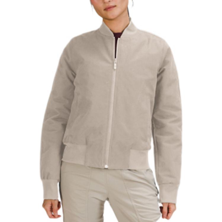Cheap (W) Lululemon SS22 飞行员夹克拉链纯色外套 LW4BSQS