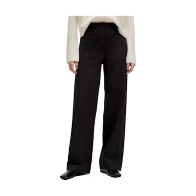 (Women) Lululemon Straight-Leg Stretch Knit Casual Pants in Solid Ponte Fabric. LW5GLBS