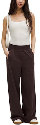 (Women) Lululemon Stretch Woven Lightweight Wide-Leg Casual Pants LW5HTOA 2