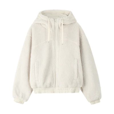 (Women) Lululemon Textured Reversible Hooded Jacket Casual Short Coat LW3FZ5S