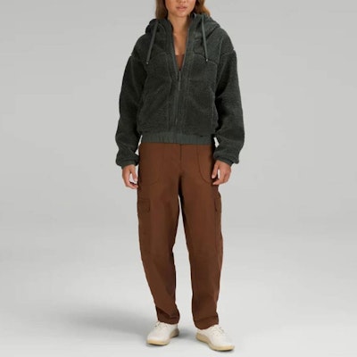 (Women) Lululemon Textured Reversible Hooded Jacket Casual Short Coat LW3FZ5S Lookbook (Women) Lululemon Textured Reversible Hooded Jacket Casual Short Coat LW3FZ5S