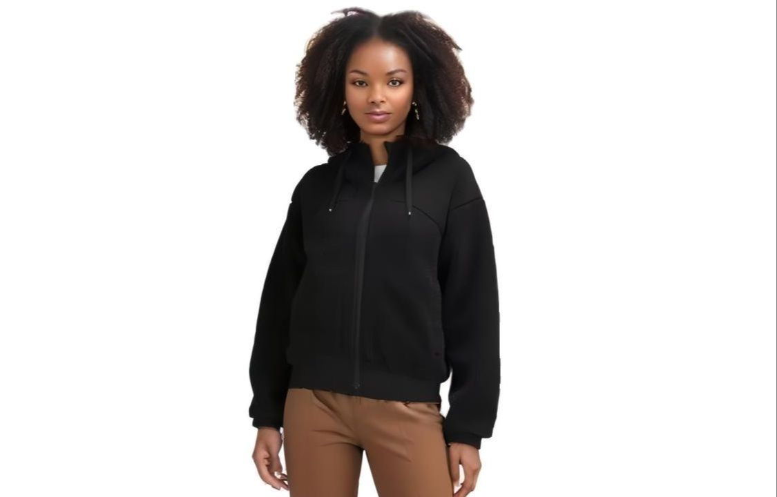 Shop (W) Lululemon 立體紋可雙面穿帶帽外套休閒短版外套 LW3FZ5S