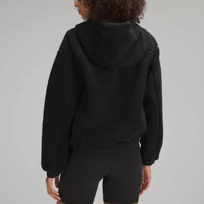 (Women) Lululemon Textured Reversible Hooded Jacket Casual Short Coat LW3FZ5S Details for (Women) Lululemon Textured Reversible Hooded Jacket Casual Short Coat LW3FZ5S