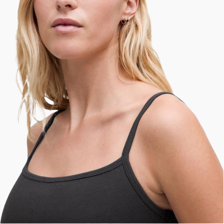 Details for (W) Lululemon 細肩帶Nulu™柔軟緊身連身裙-黑色 LW1FC8S