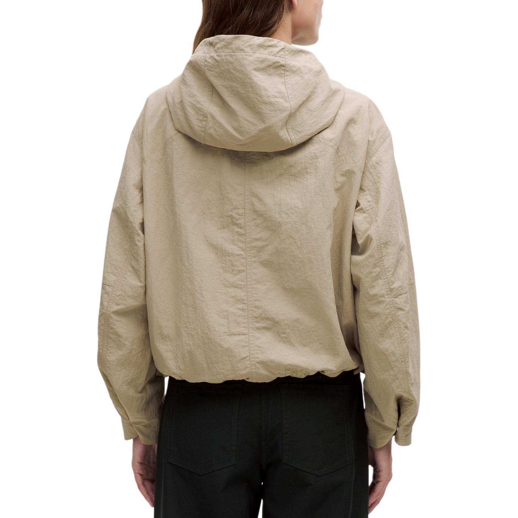 Purchase (W) Lululemon Jaket Berhud Warna Solid Serbaguna LW4CI0S