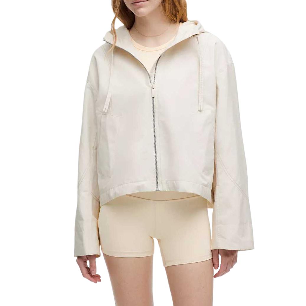 (Women) Lululemon  Waterproof Windproof Short Hooded Jacket LW4CJ4S