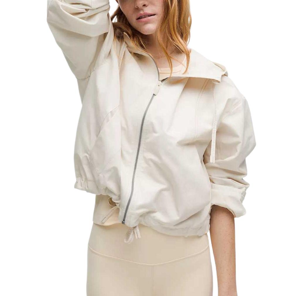 Sizing (W) Chaqueta Lululemon Impermeable a Prueba de Viento con Capucha Corta. LW4CJ4S