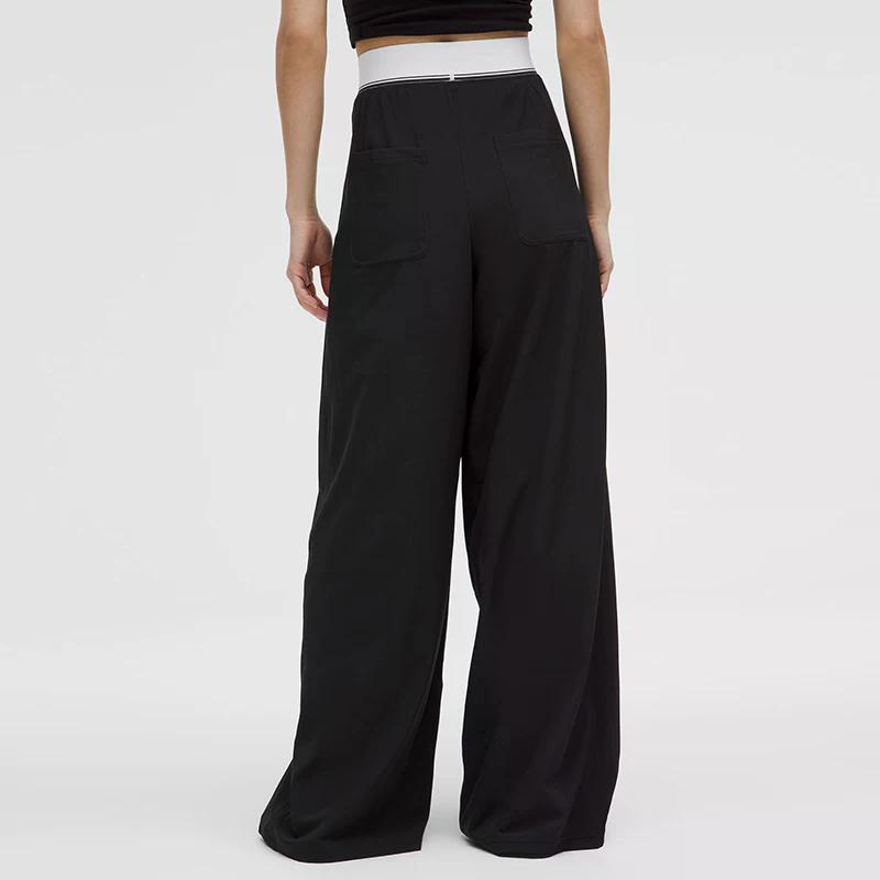 Details for (W) Lululemon 宽腿裤 腰部Logo休闲长裤 LW5IDAA