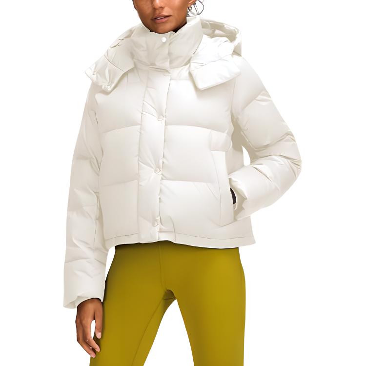 Purchase (W) Lululemon Wunder Puff Chaqueta Corta Acolchada con Capucha y Pluma 600 Fill. LW4BWPS,LW4CADS