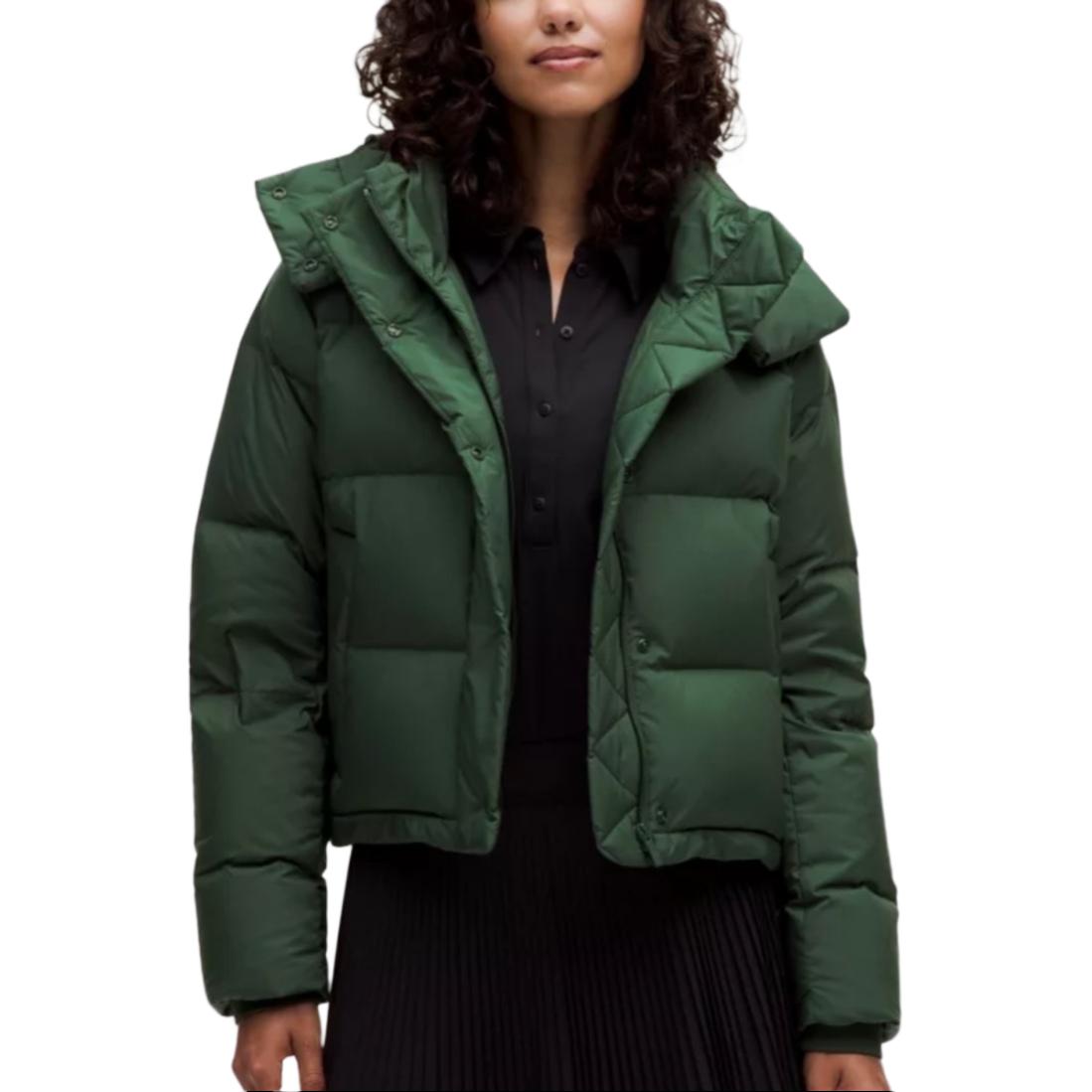 Details for (W) Lululemon Wunder Puff Chaqueta Corta Acolchada con Capucha y Pluma 600 Fill. LW4BWPS,LW4CADS