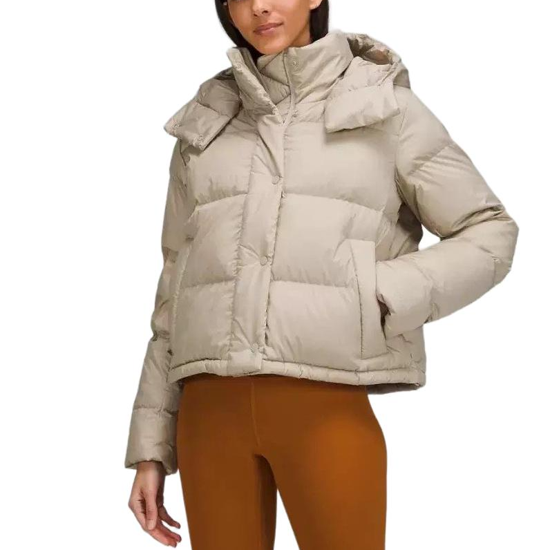 Cheap (W) Lululemon Wunder Puff Chaqueta Corta Acolchada con Capucha y Pluma 600 Fill. LW4BWPS,LW4CADS