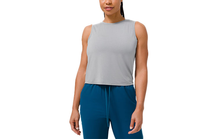 (Women) Lululemon Action Always Short Tank - Breathable Activewear Top. LW1CGGS