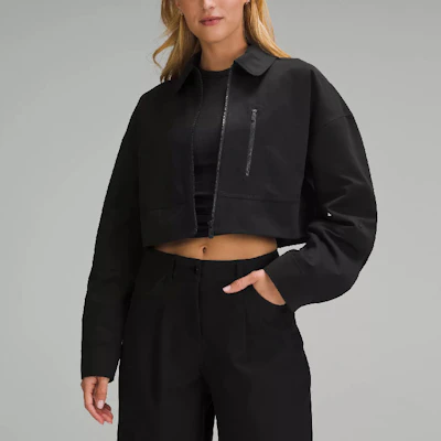 (W) Chaqueta de trabajo 2 en 1 Lululemon adaptable casual color sólido. LW3HIVS 2