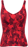 (Women) Lululemon Align™ Nulu™ Camo Slim-Fit Mid-Length Sports Tank Top Women - Red Camo LW1EC3S (Women) Lululemon Align™ Nulu™ Camo Slim-Fit Mid-Length Sports Tank Top Women - Red Camo LW1EC3S