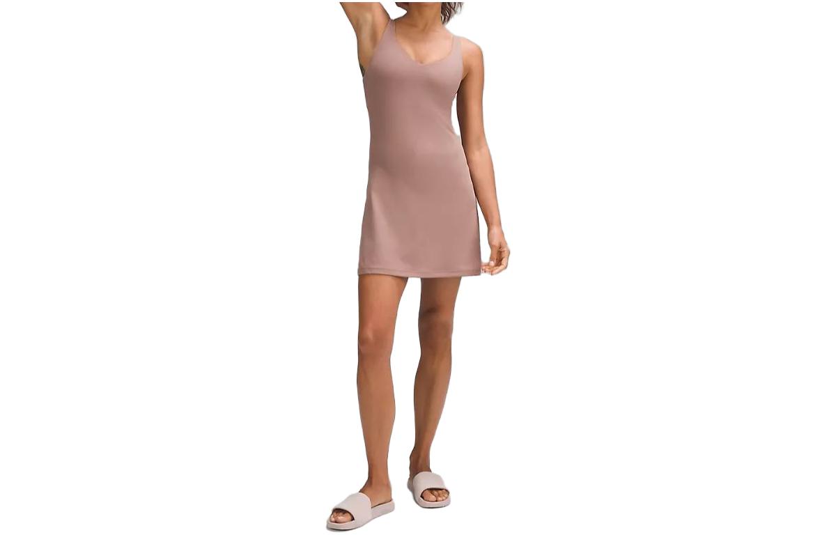 (Women) Lululemon Align™ Solid V-Neck Sleeveless Slip Dress LW1EIOS