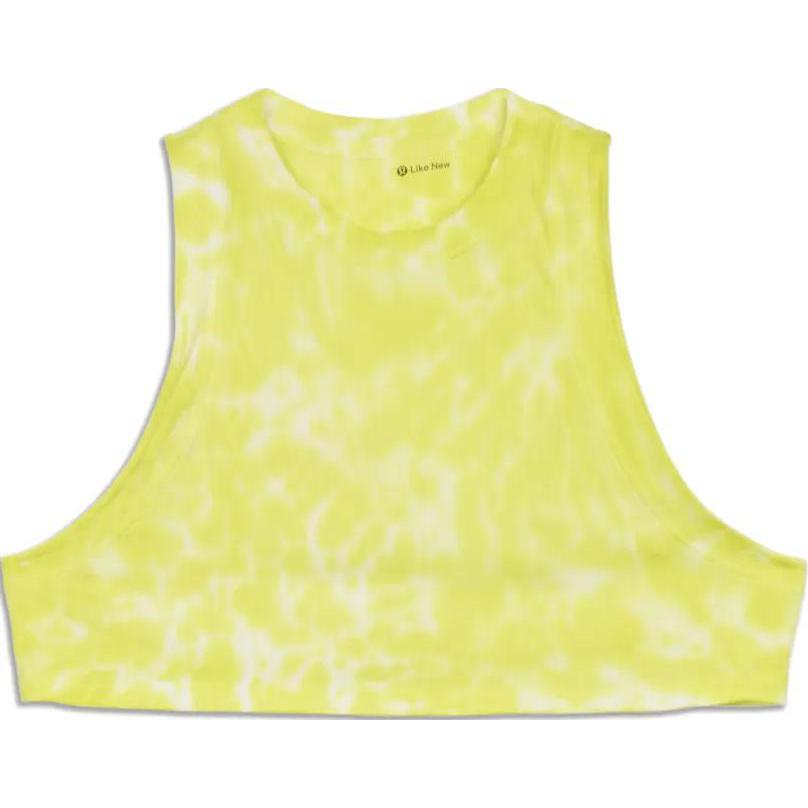 (Women) Lululemon All Yours Tie-Dye Cropped Tank Top for Women. LW1DEXS