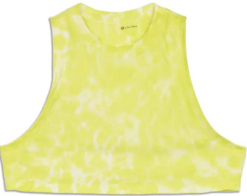 (W) Lululemon Tank Top Crop Tie-Dye para Mujer. LW1DEXS Buy (W) Lululemon Tank Top Crop Tie-Dye para Mujer. LW1DEXS