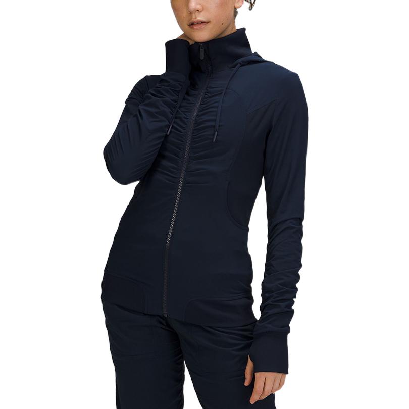 (Women) Lululemon Beyond the Studio Swift™ Fabric Solid Zip-Up Jacket for Women LW3DO9S 圖 11