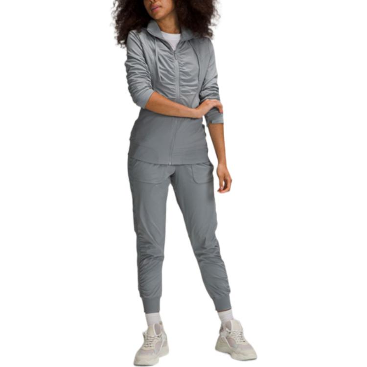 (Women) Lululemon Beyond the Studio Swift™ Fabric Solid Zip-Up Jacket for Women LW3DO9S 圖 13