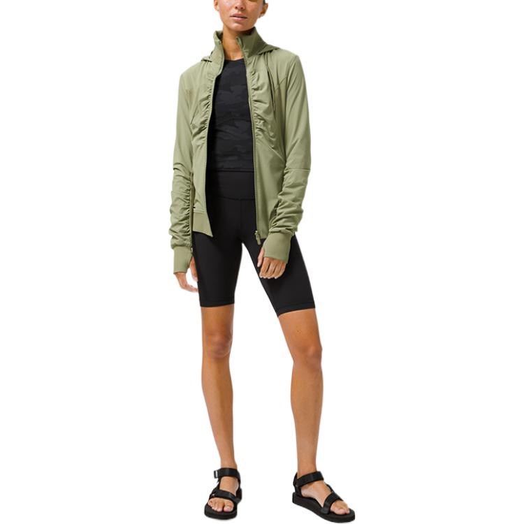 (Women) Lululemon Beyond the Studio Swift™ Fabric Solid Zip-Up Jacket for Women LW3DO9S 圖 15