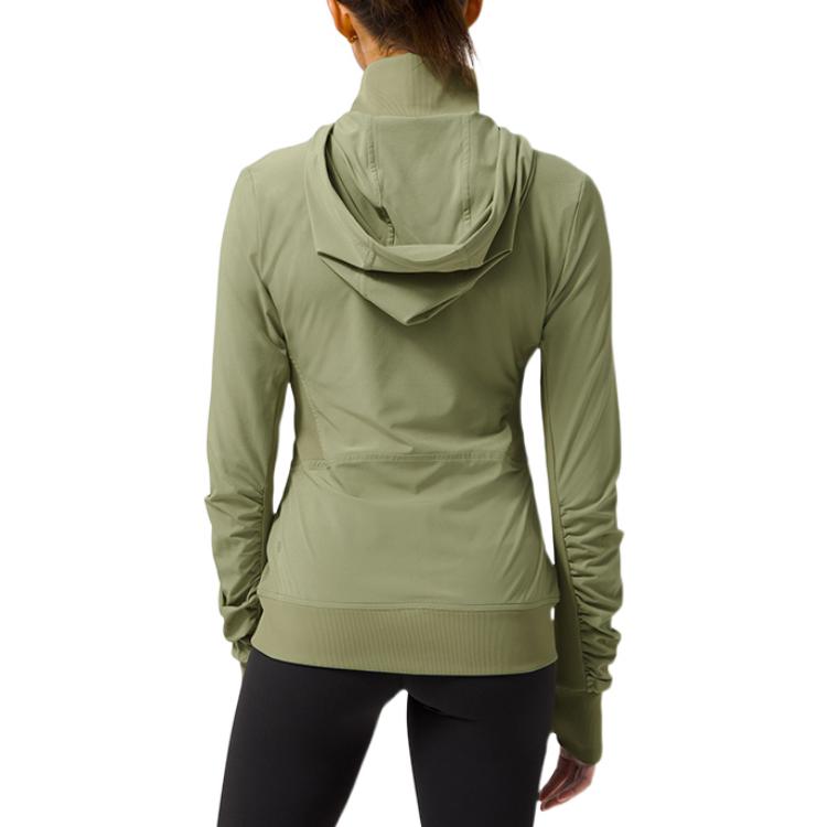 (Women) Lululemon Beyond the Studio Swift™ Fabric Solid Zip-Up Jacket for Women LW3DO9S 圖 16