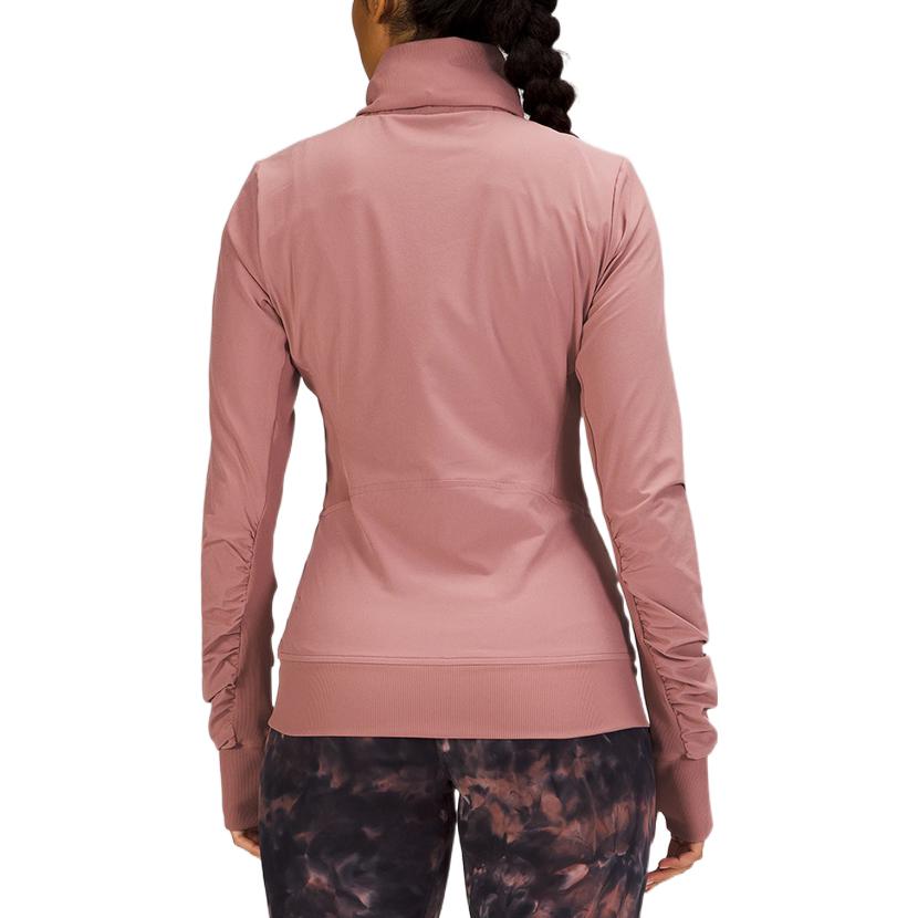 (Women) Lululemon Beyond the Studio Swift™ Fabric Solid Zip-Up Jacket for Women LW3DO9S 圖 8
