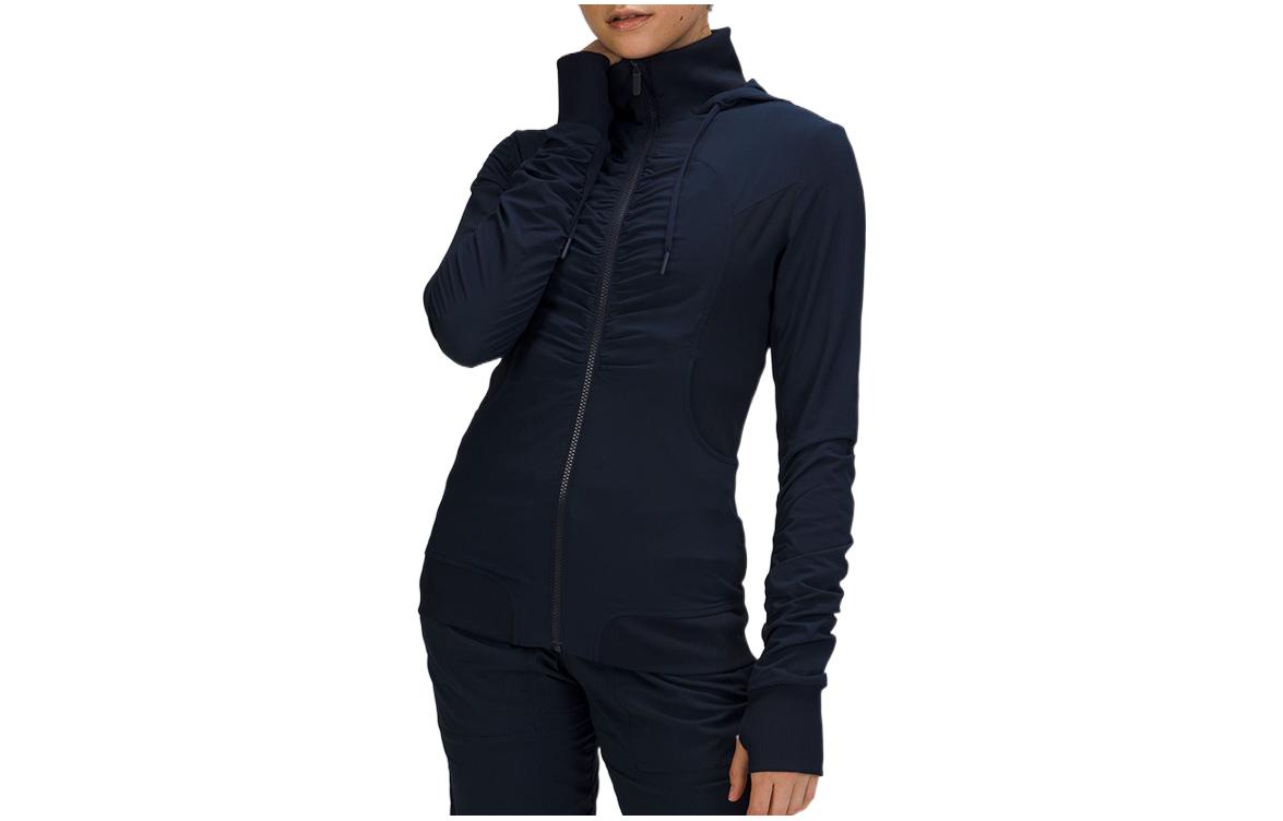(Women) Lululemon Beyond the Studio Swift™ Fabric Solid Zip-Up Jacket for Women LW3DO9S 圖 10