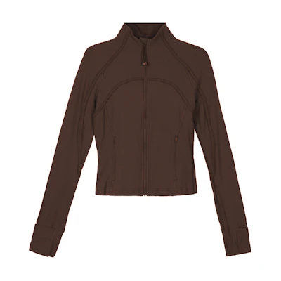 (Women) Lululemon Black Define Nulu™ Fabric Zip Up Yoga Jacket LW3FYSS