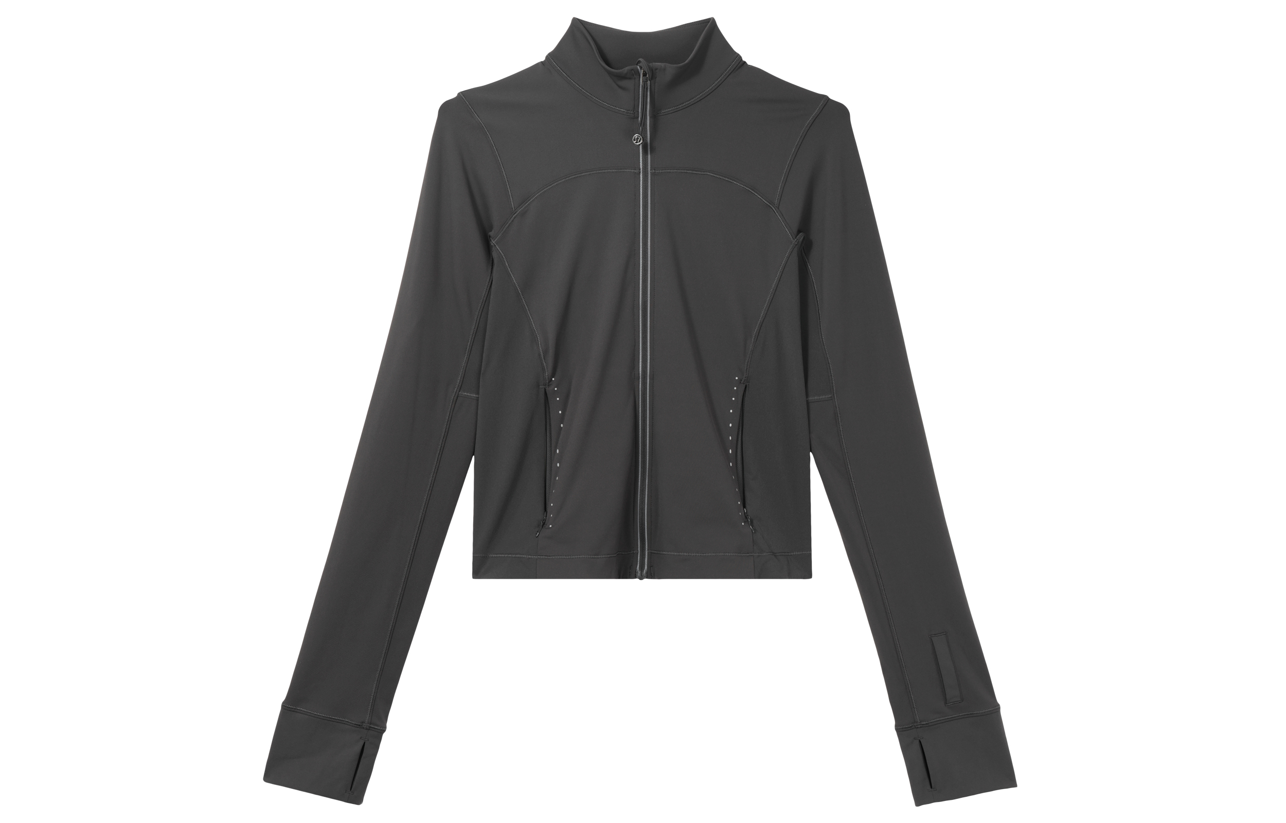 (Women) Lululemon Black Lightweight UV-Protection Zipper Pocket Jacket LW3FFDS