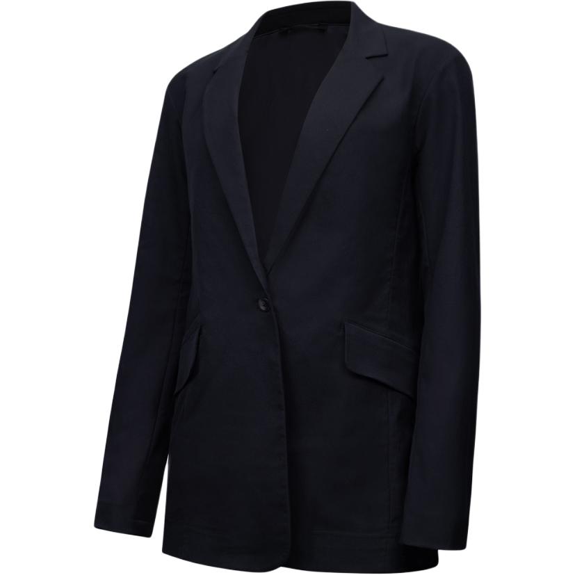 Buy (W) ルルレモン ブラック リラックスフィット スウィフト ツイル ブレザー LW3HLDS