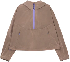 (Women) Lululemon Cinch-Back Half-Zip Waterproof Windbreaker Pullover Jacket LW4BUSS (Women) Lululemon Cinch-Back Half-Zip Waterproof Windbreaker Pullover Jacket LW4BUSS