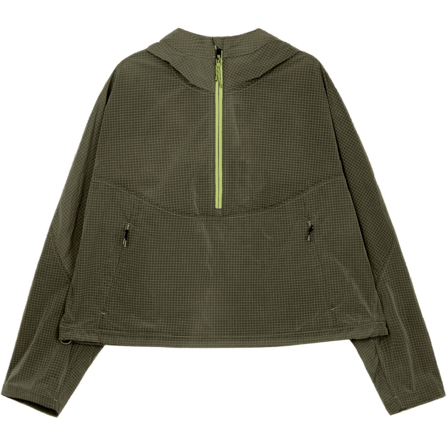 Shop (W) Lululemon 半拉链防水防风抽绳夹克套头外套 LW4BUSS