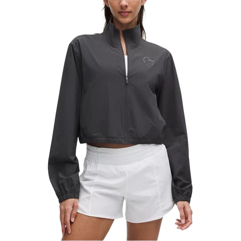 (Women) Lululemon Cinch-Hem Mile Maker Graphic Loose Fit Running Jacket LW3JHXS 圖 2