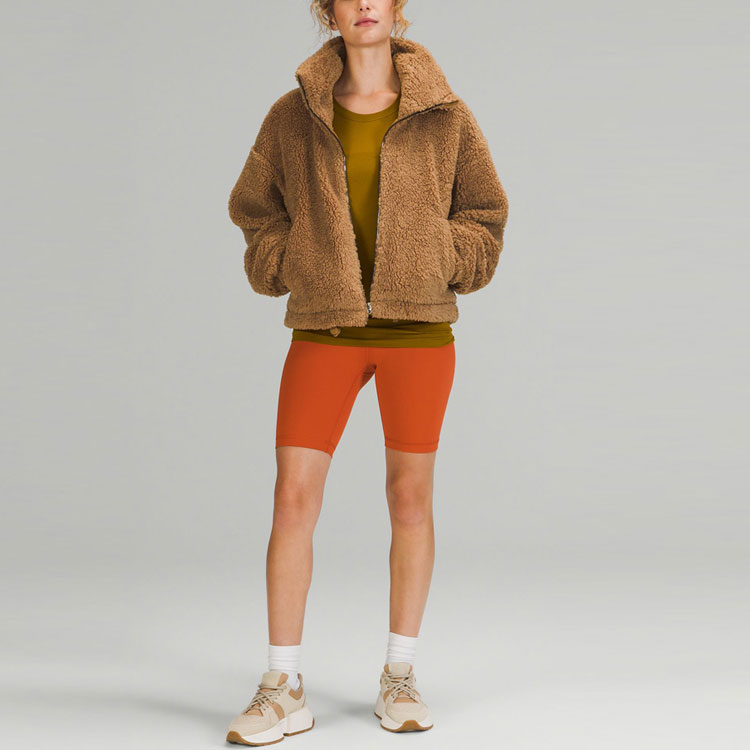 Sizing (W) Lululemon 可調節高領拉鍊羊毛外套 LW3FBIS