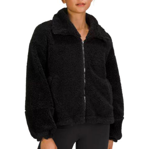 Cheap (W) Lululemon 可調節高領拉鍊羊毛外套 LW3FBIS